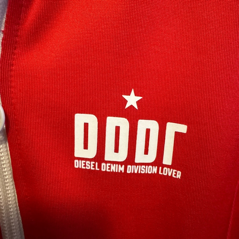 Diesel Men’s Red Track Jacket with DDDL logo size L - Picture 6 of 10
